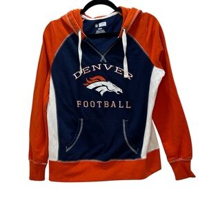 Denver Football women’s long sleeve hoodie -NFL Team apparel- size Medium